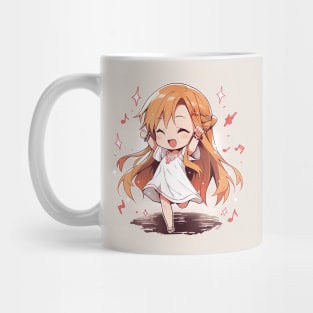 chibi asuna dancing Mug